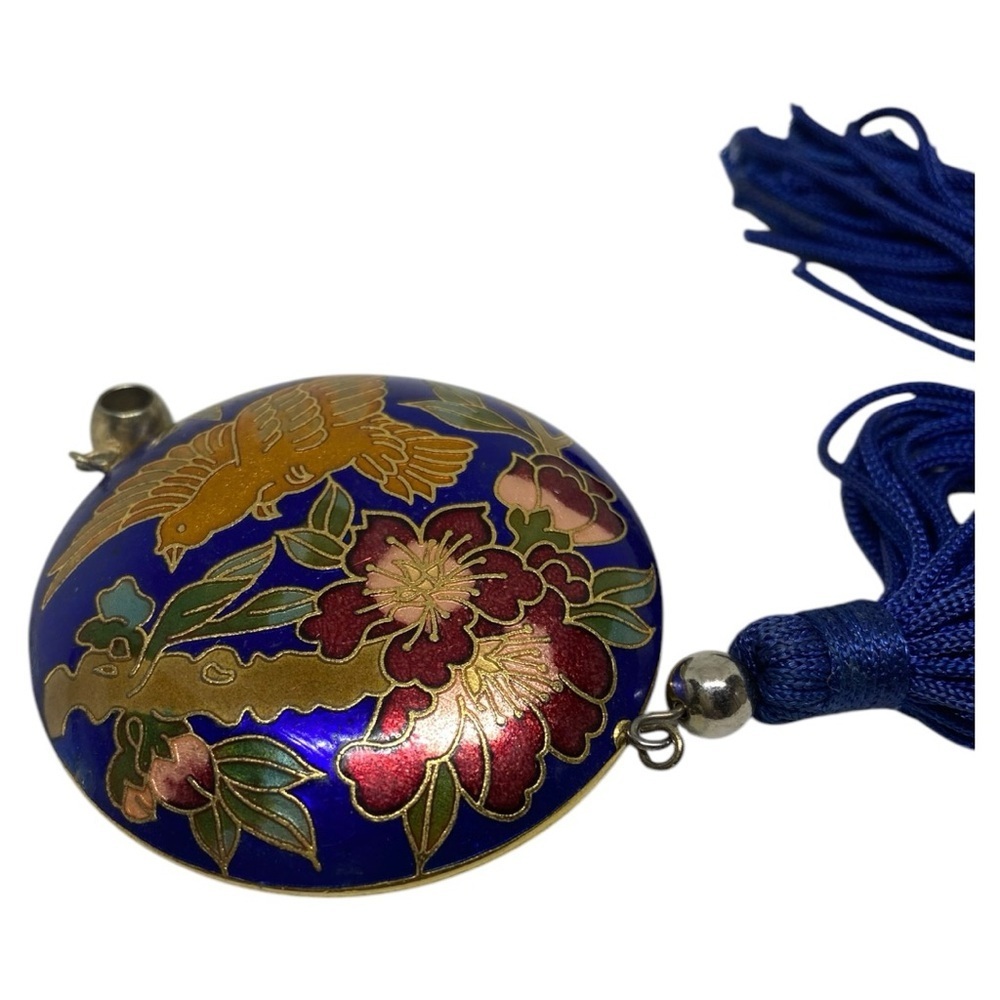 Vintage Round Medallion with Tassel​ - Picture 2 of 12